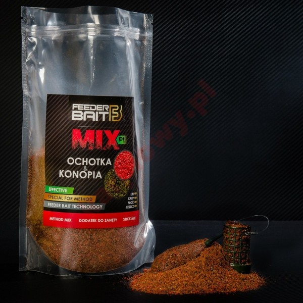 Zanęta mix F1 ochotka & konopia 800g