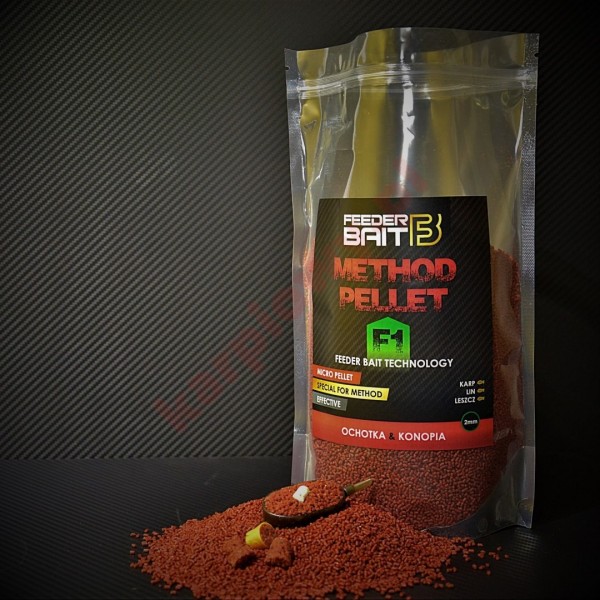 Pellet F1 micro ochotka / konopia 2mm 800g