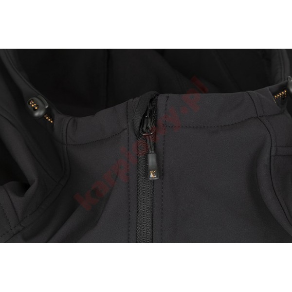 Coll Black Orange Shell Hoodie M