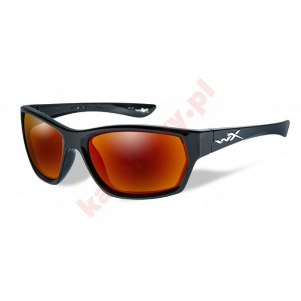 MOXY Polarized Crimson Mirror Gloss Black Frame 