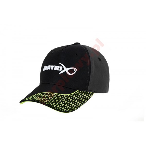 Czapka - grey / lime baseball cap