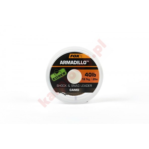 Plecionka - EDGES Armadillo Camo Shock & Snag Leader 40lb
