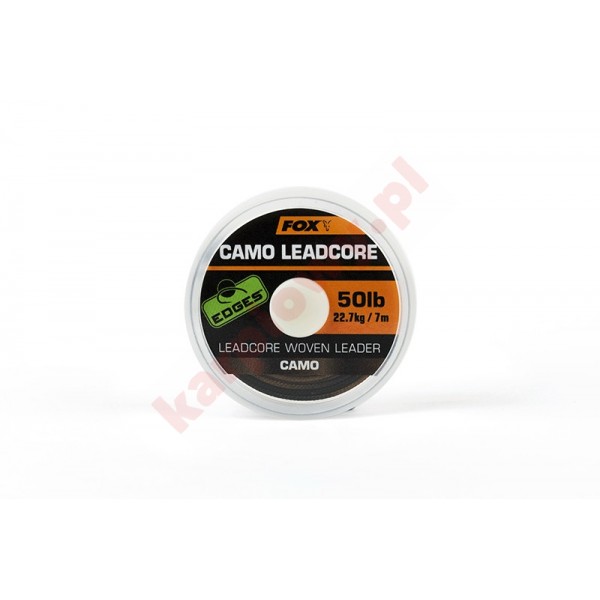 Plecionka - camo leadcore woven leader 50lb x25m