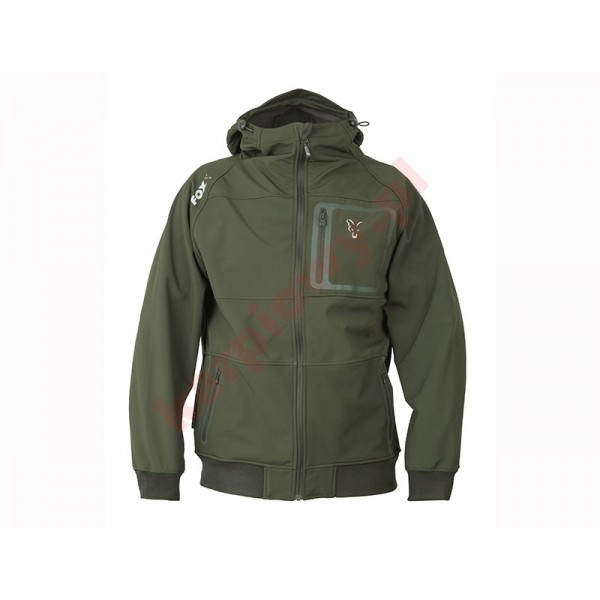 Kurtka - collection green & silver shell hoodie XL