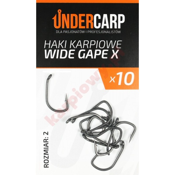 Teflonowe haki karpiowe WIDE GAPE X roz 4