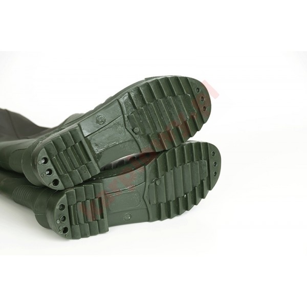 Spodniobuty - lightweight green waders 10UK/44EU