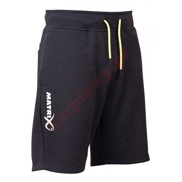 Krótkie spodenki - minimal black marl jogger shorts L