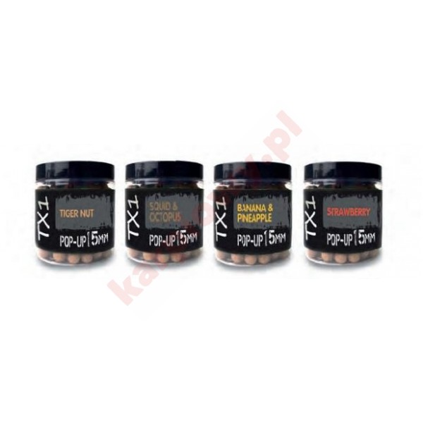 Kulki pop up tribal TX1 12mm 100g tiger nut fluo white