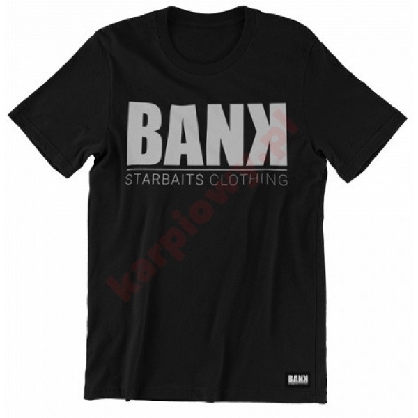 Koszulka BANK BLACK TEE SHIRT - XL