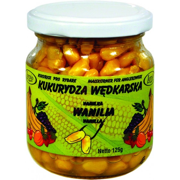 Kukurydza aromatyzowana barwiona bez zalewy - wanilia 125g