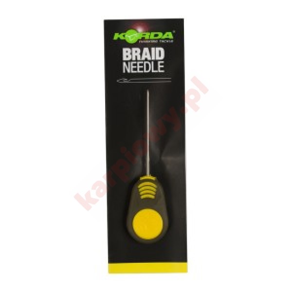 Igła - braided hair needle 7 cm yellow
