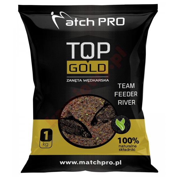 Zanęta top gold team feeder river 1kg