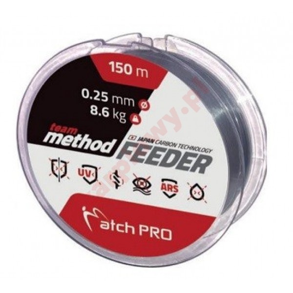 Żyłka team matchpro method feeder 0,23mm 150m