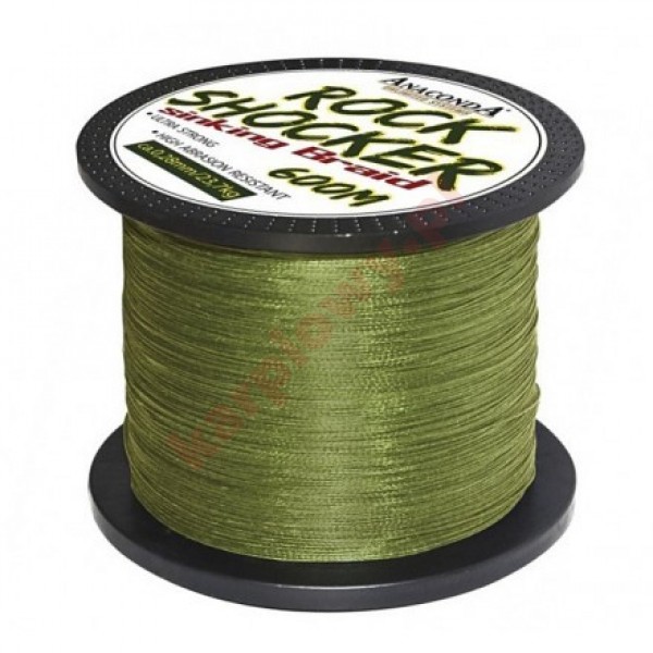 Plecionka Rockshocker Sinking Braid 600m/0,25mm Plecionka Rockshocker Sinking Braid 600m/0,25mm