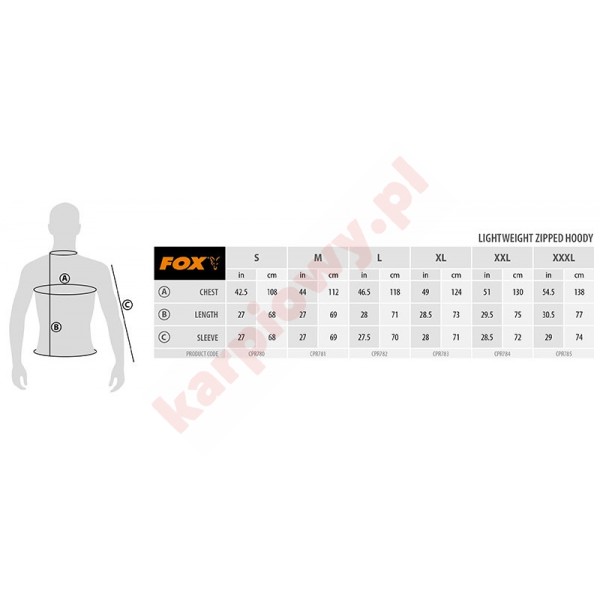 Black & Orange Lightweight Zipped Hoody - XXLarge