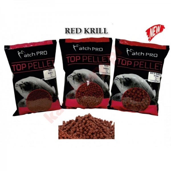 Pellet red krill drilled 14mm 700g