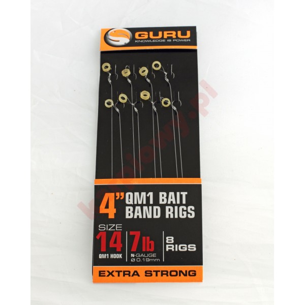 Gotowe przypony - bait bands QM1 ready rig 4'' (0,22/size 12)