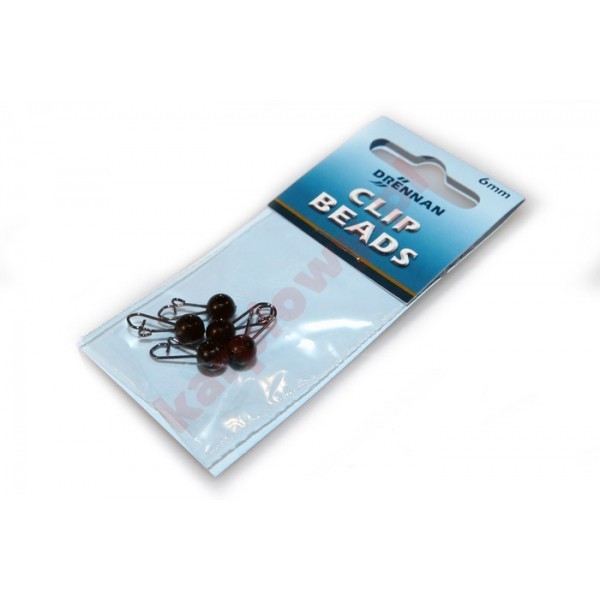 Agrafka ze stoperem - clip bead 6mm 