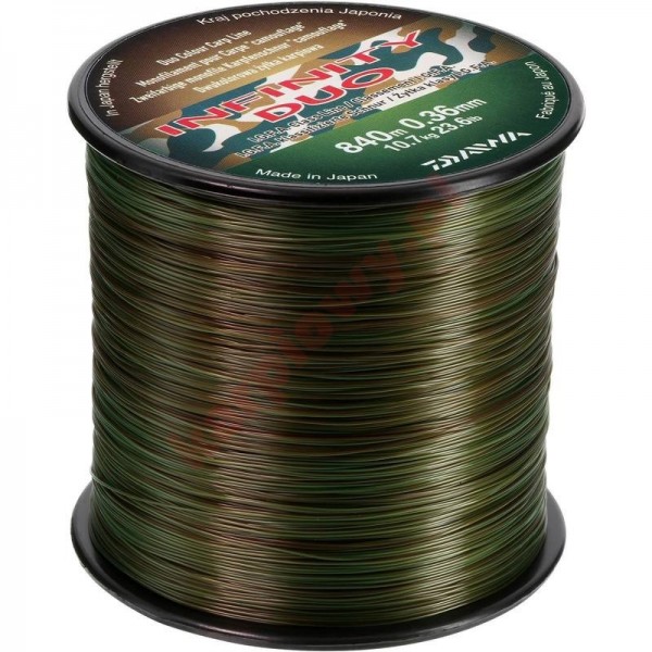 Żyłka infinity duo camo camouflage 0,33mm 1060 mm