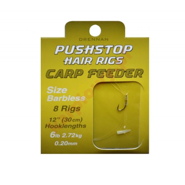 Gotowe przypony - pushstop h'rig carp feeder nr12