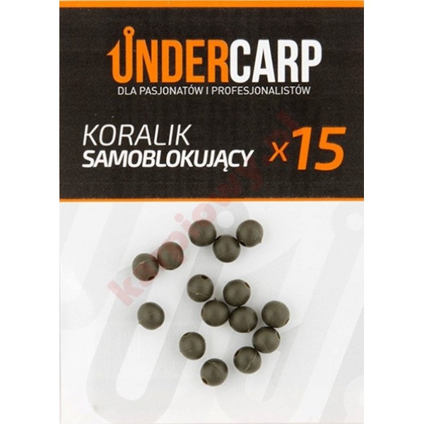 Koralik samoblokujący 6mm zielony