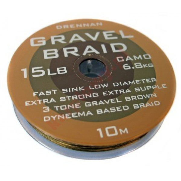 Pleciona przyponowa gravel braid 15lb