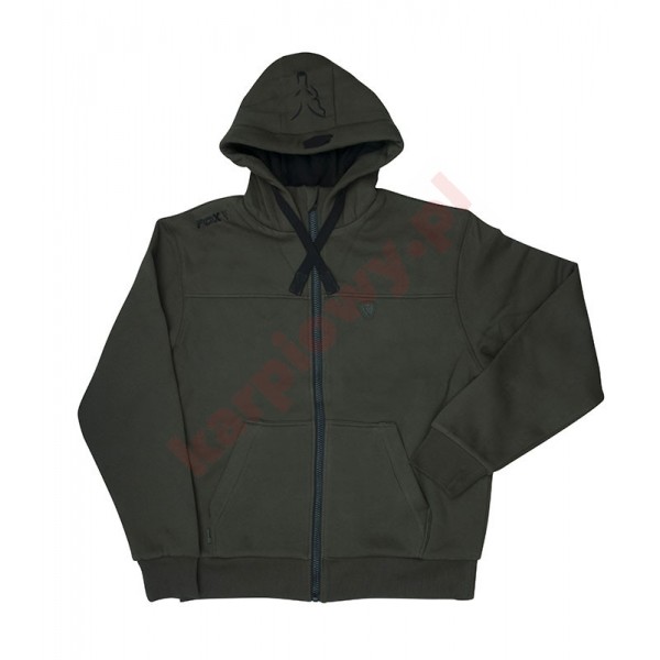 GREEN BLACK HEAVY LINED HOODIE XXL