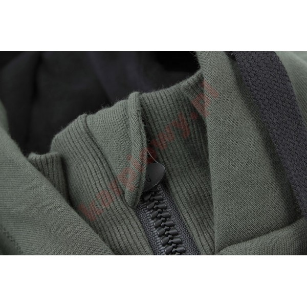 GREEN BLACK HEAVY LINED HOODIE XXL