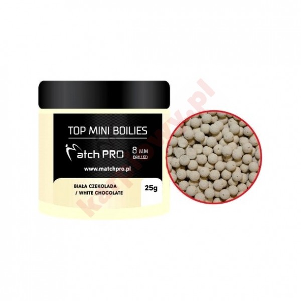 Top boilies white chocolate 8mm 25g
