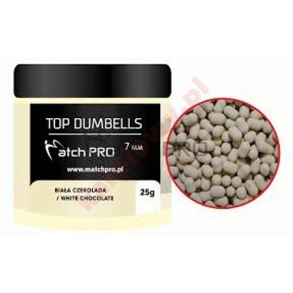 Kulki top dumbells white chocolate 7mm 25g