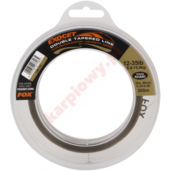 Edges tarped leaders trans khaki 12-30 lb 0.33-0.50