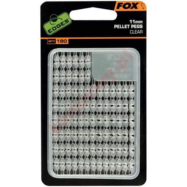 EDGES PELLET PEGS 11mm X 2 CLEAR