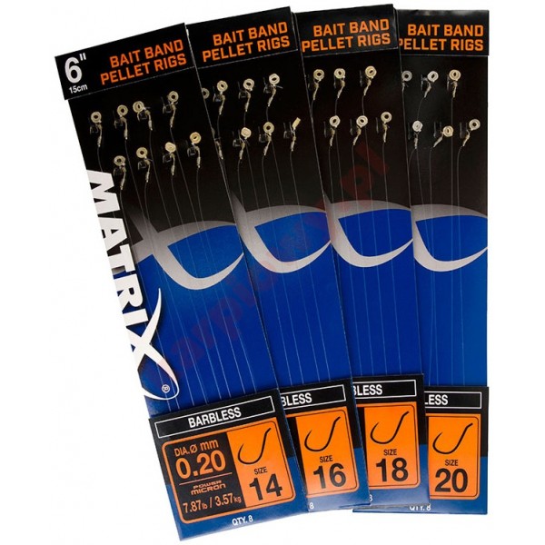 4'' METHOD BAND SIZE 20 BARBLES 0,18mm