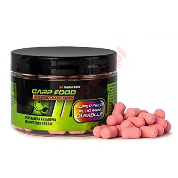 Kulki SF fluo mini dumbells floating - tłusy łosoś & kawior 35g
