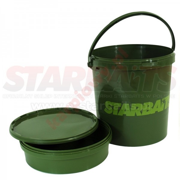 Wiadro Bucket 21l z uchwytem, miską i pokrywą