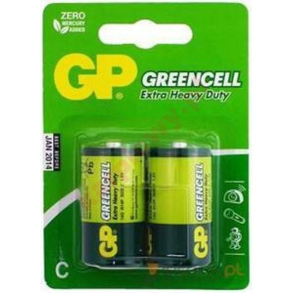 Bateria 1.5V greencell extra heavy duty  R14P/ | cena za sztukę 
