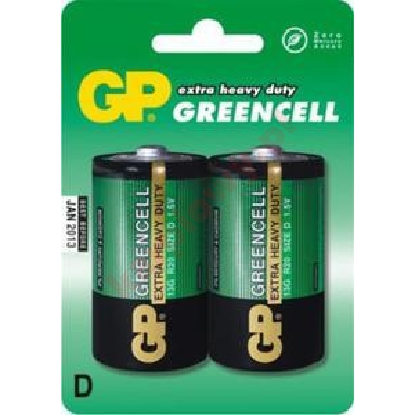 Bateria 1.5V greencell extra heavy duty D R20| cena za sztukę 