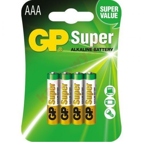 Bateria super alkaline AAA 1.5V LR03 | cena za sztukę 