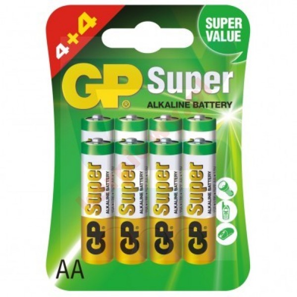 Bateria super alkaline AA 1.5V LR6 15A | cena za sztukę 