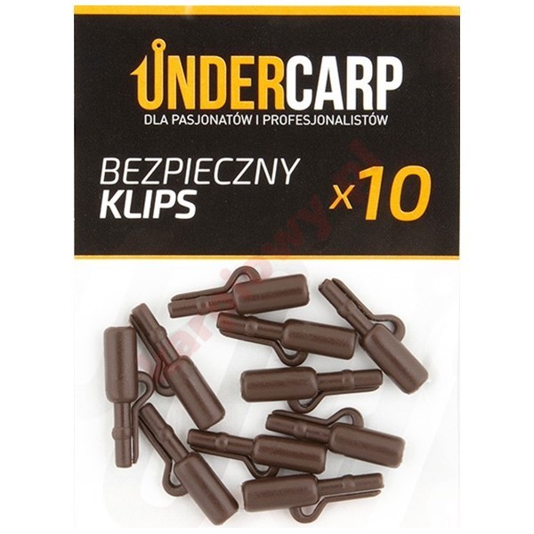 Bezpieczny klips - brązowy