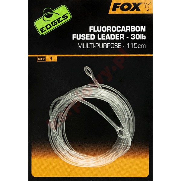 EDGES FLUOROCARBON FUSED LEADERS 115CM 30lb