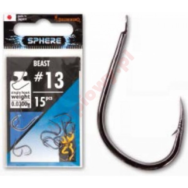 Haczyki sphere beast rozmiar 12
