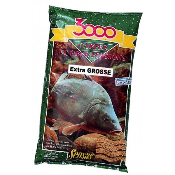3000 zanęta carpes extra grosse 1 kg