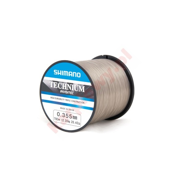Żyłka technium invisitec 0,255mm 1530m 6,70kg
