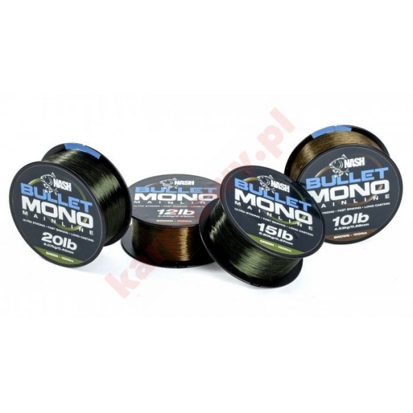 Bullet Mono 15lb Green