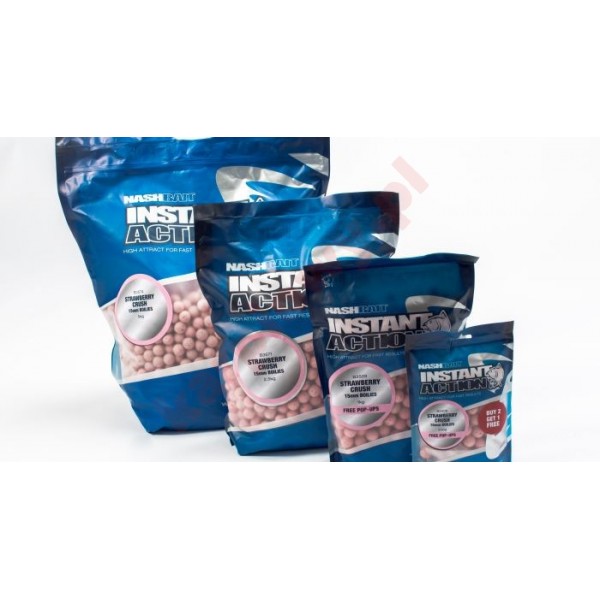 Strawberry Crush Boilies 20mm 1kg 