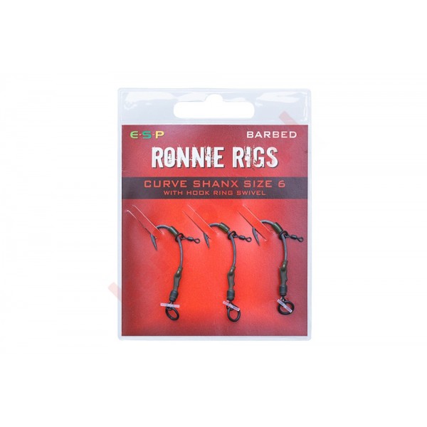 Haczyki - ronnie rigs barbed nr 4