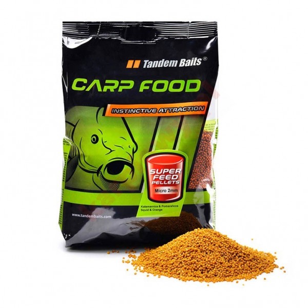 Pellet micro superfeed 2mm kałamarnica & pomarańcza 1kg