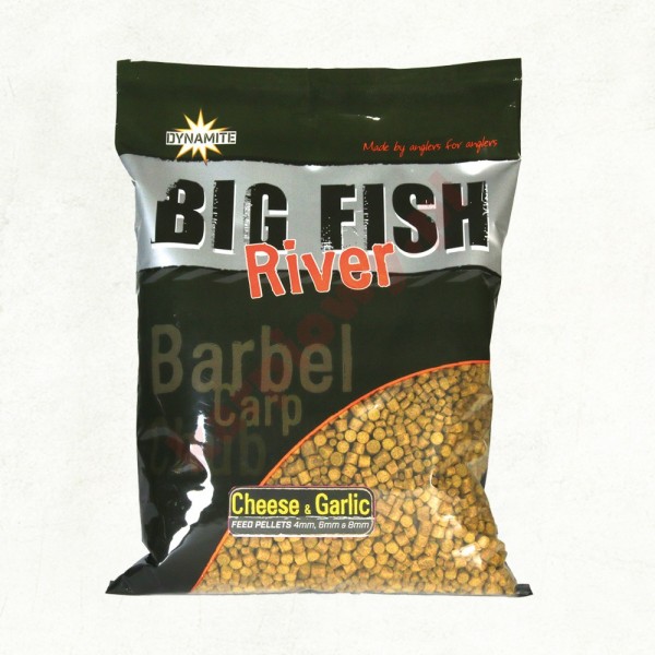 Pellet Big Fish River Cheese-Garlic 4,6&8mm