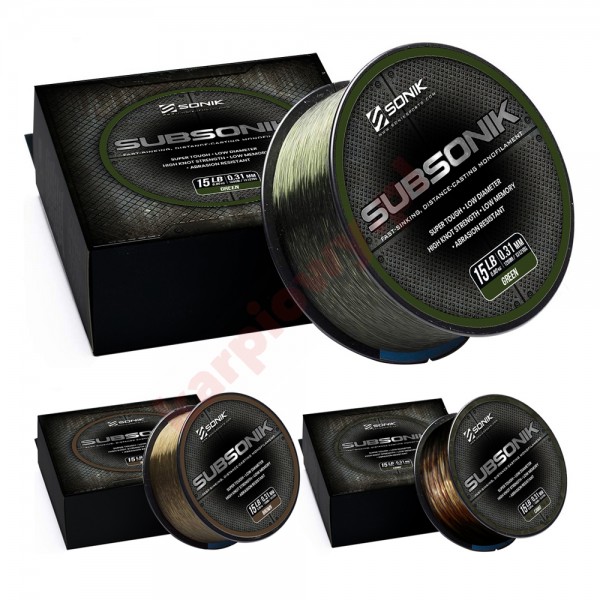 Żyłka Subsonik Green 18LB 1200m